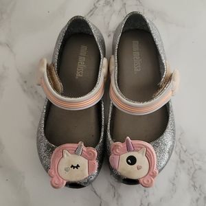 Mini Melissa Unicorn used sz 8